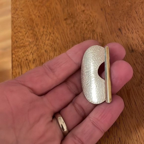 Lonna Keller Sterling Silver w/Gold Brass Post Earrings - Picture 2 of 8